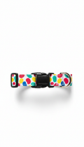Raspberry Pop Pattern Dog Collar — Soft, Stylish & Secure